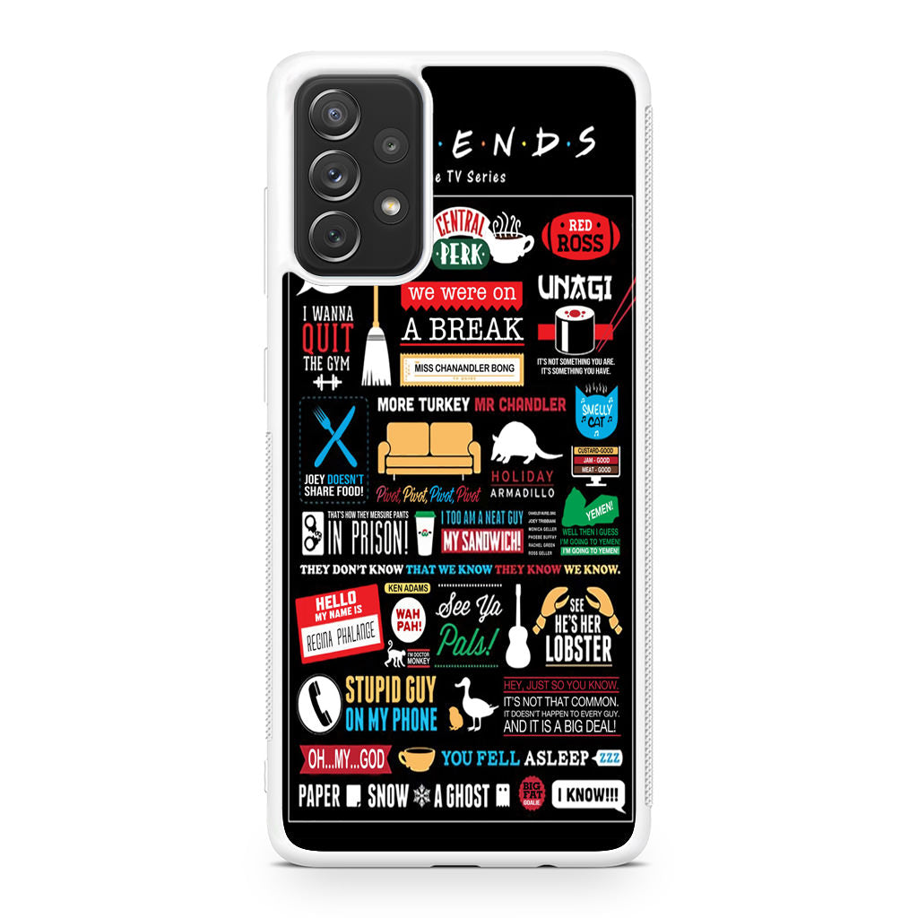 Friends TV Show Quotes Poster Galaxy A23 5G Case