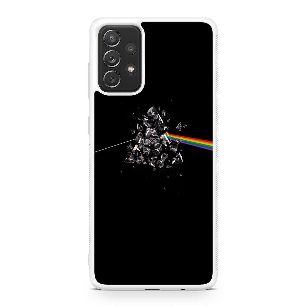 Glass Broken Light Refraction Galaxy A23 5G Case