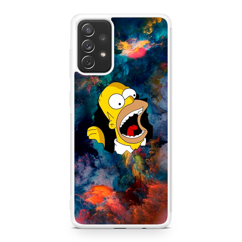 Homer Behind The Black Hole Galaxy A32 / A52 / A72 Case