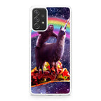 LLama And Sloth On Space Galaxy A23 5G Case