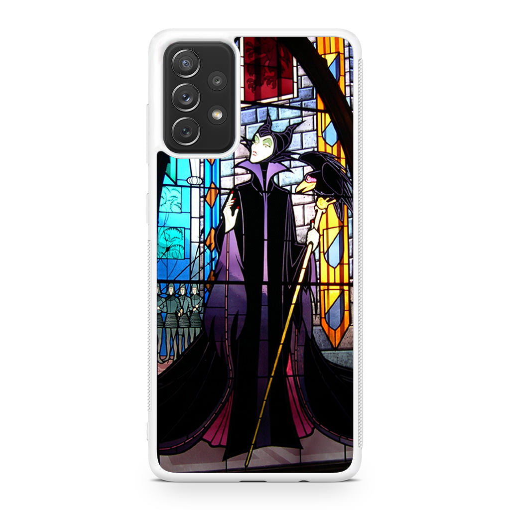 Maleficent Sleeping Beauty Glass Art Galaxy A23 5G Case