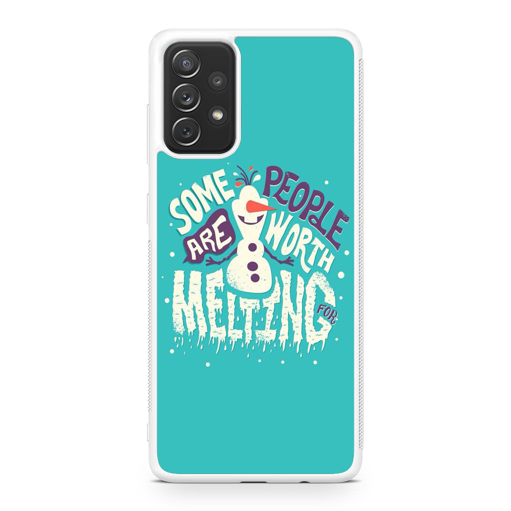 Olaf Frozen Is Melting Galaxy A23 5G Case