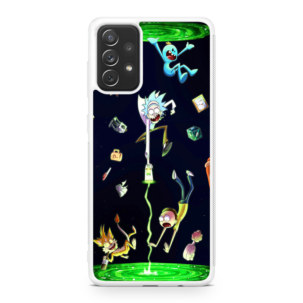 Rick And Morty Portal Fall Galaxy A23 5G Case