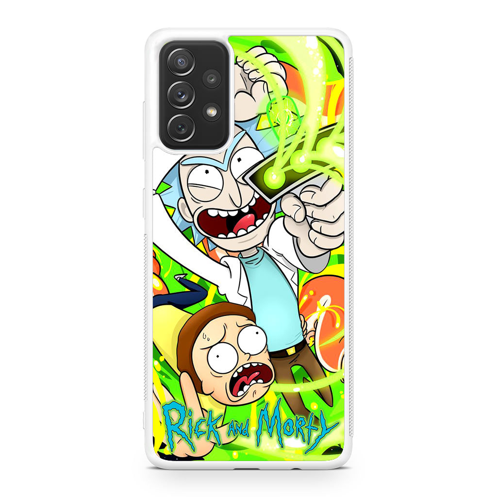 Rick And Morty Shoot Portal Gun Galaxy A32 / A52 / A72 Case