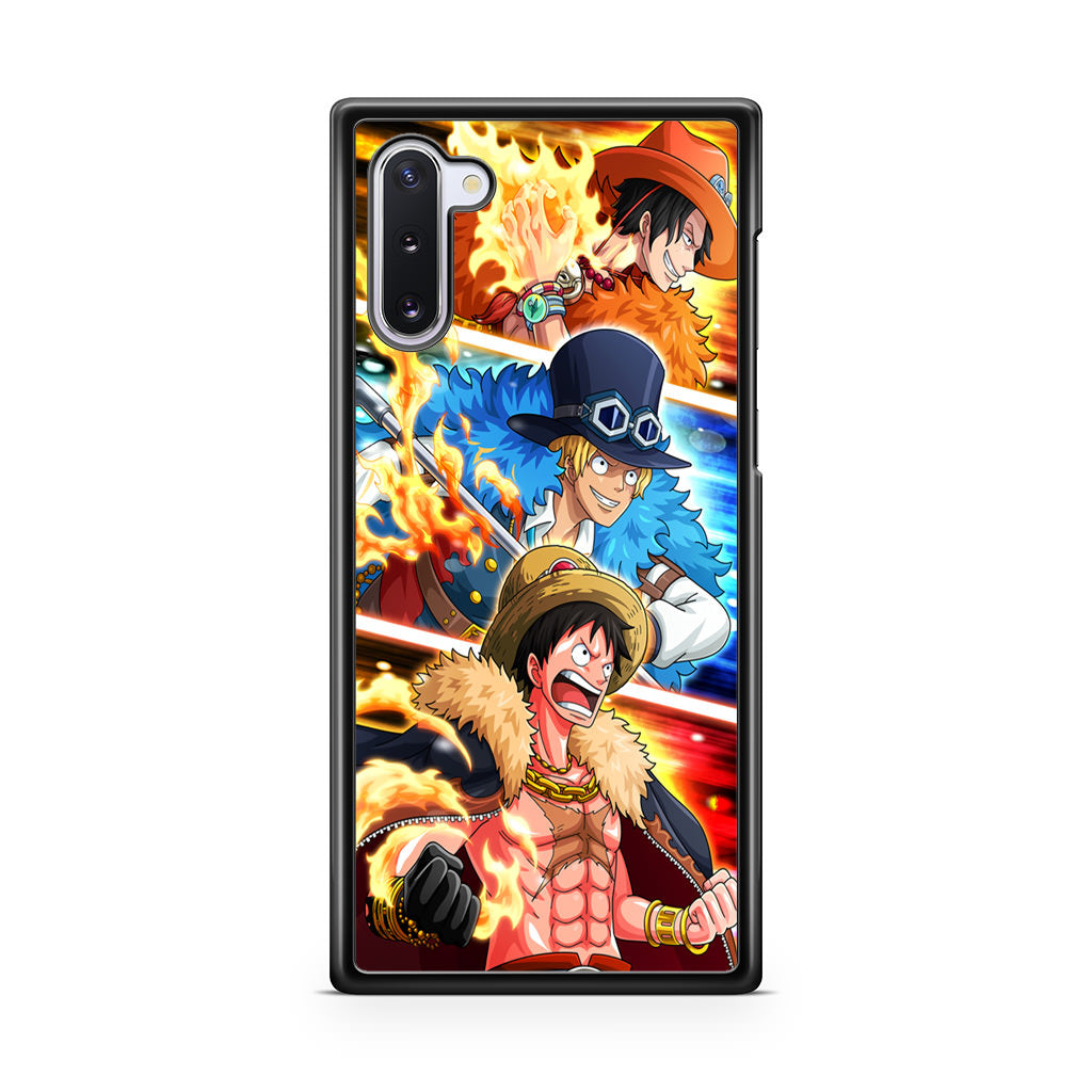 Ace Sabo Luffy Galaxy Note 10 Case