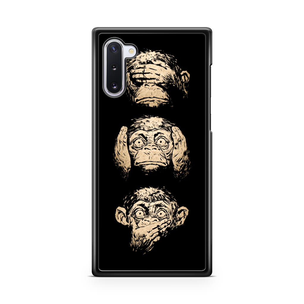 3 Wise Monkey Galaxy Note 10 Case