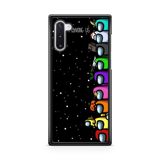 Among Us Crewmate Galaxy Note 10 Case