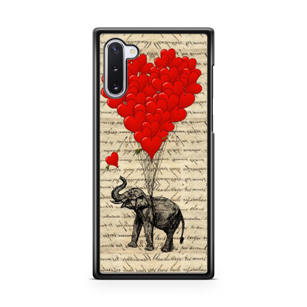 Elephant And Heart Galaxy Note 10 Case