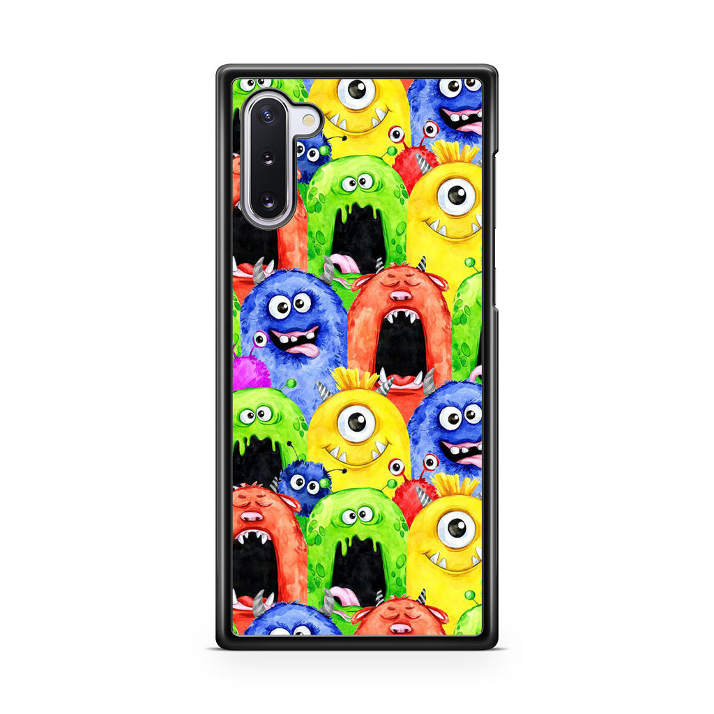 Monster Watercolor Art Galaxy Note 10 Case