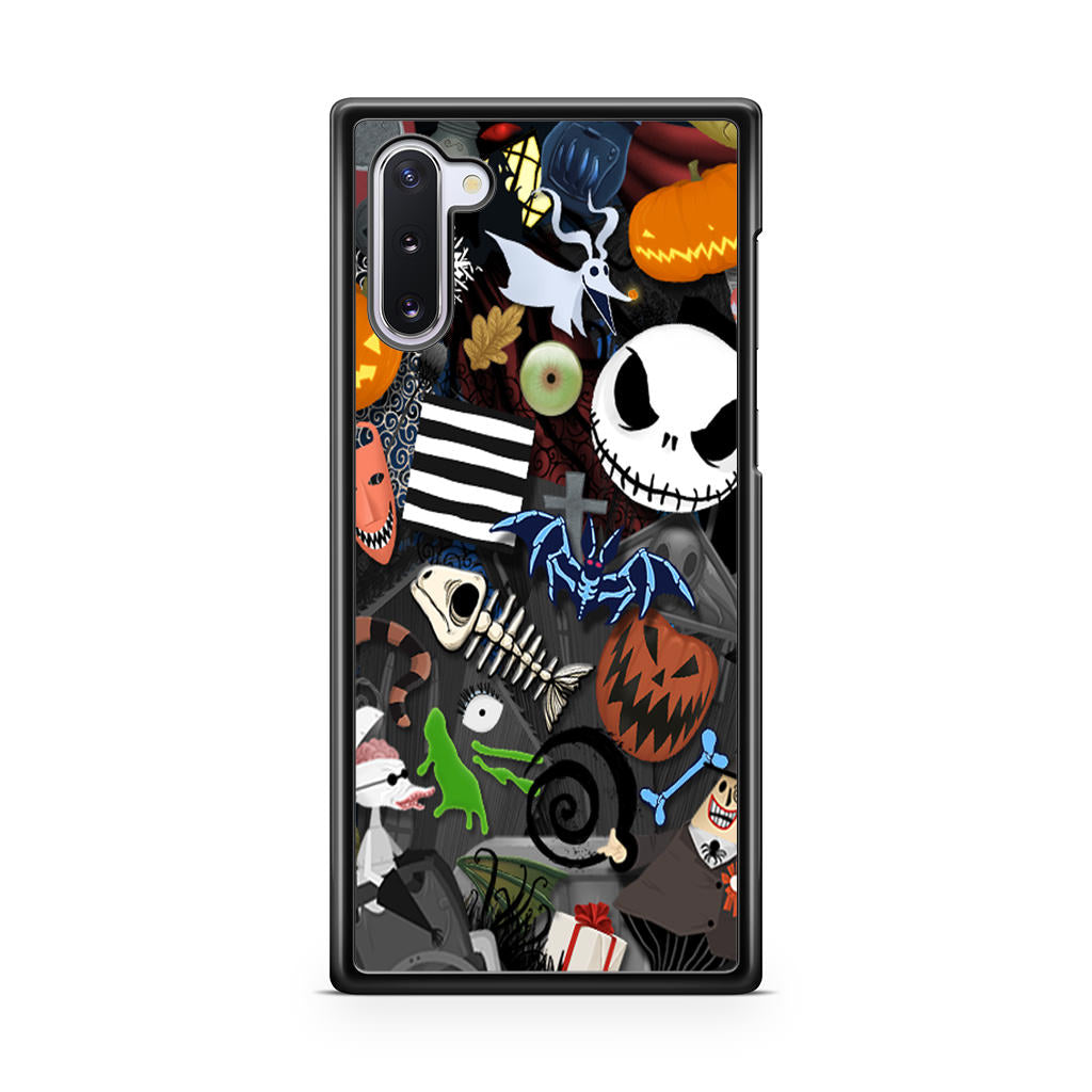 Nightmare Before Chrismast Collage Galaxy Note 10 Case