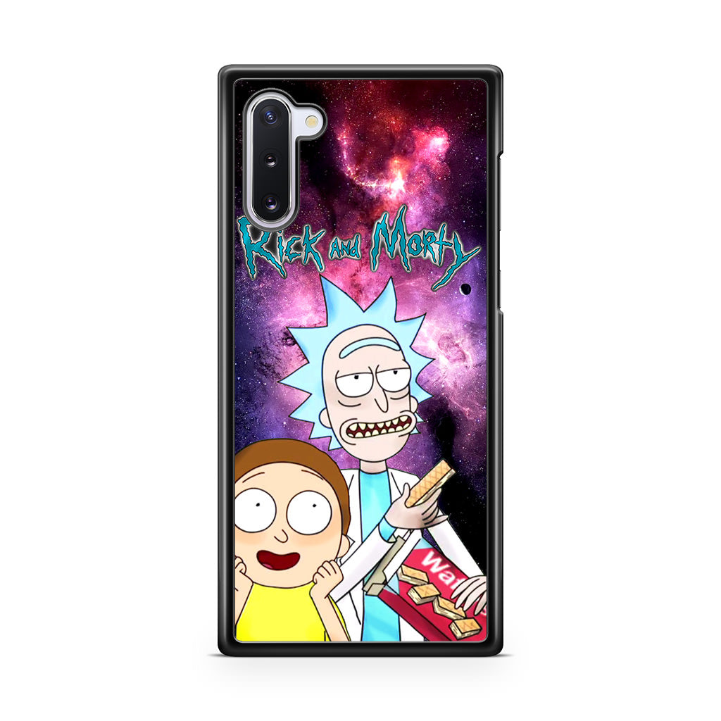 Rick And Morty Nebula Space Galaxy Note 10 Case