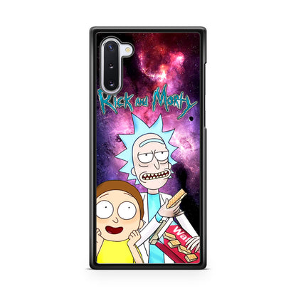 Rick And Morty Nebula Space Galaxy Note 10 Case