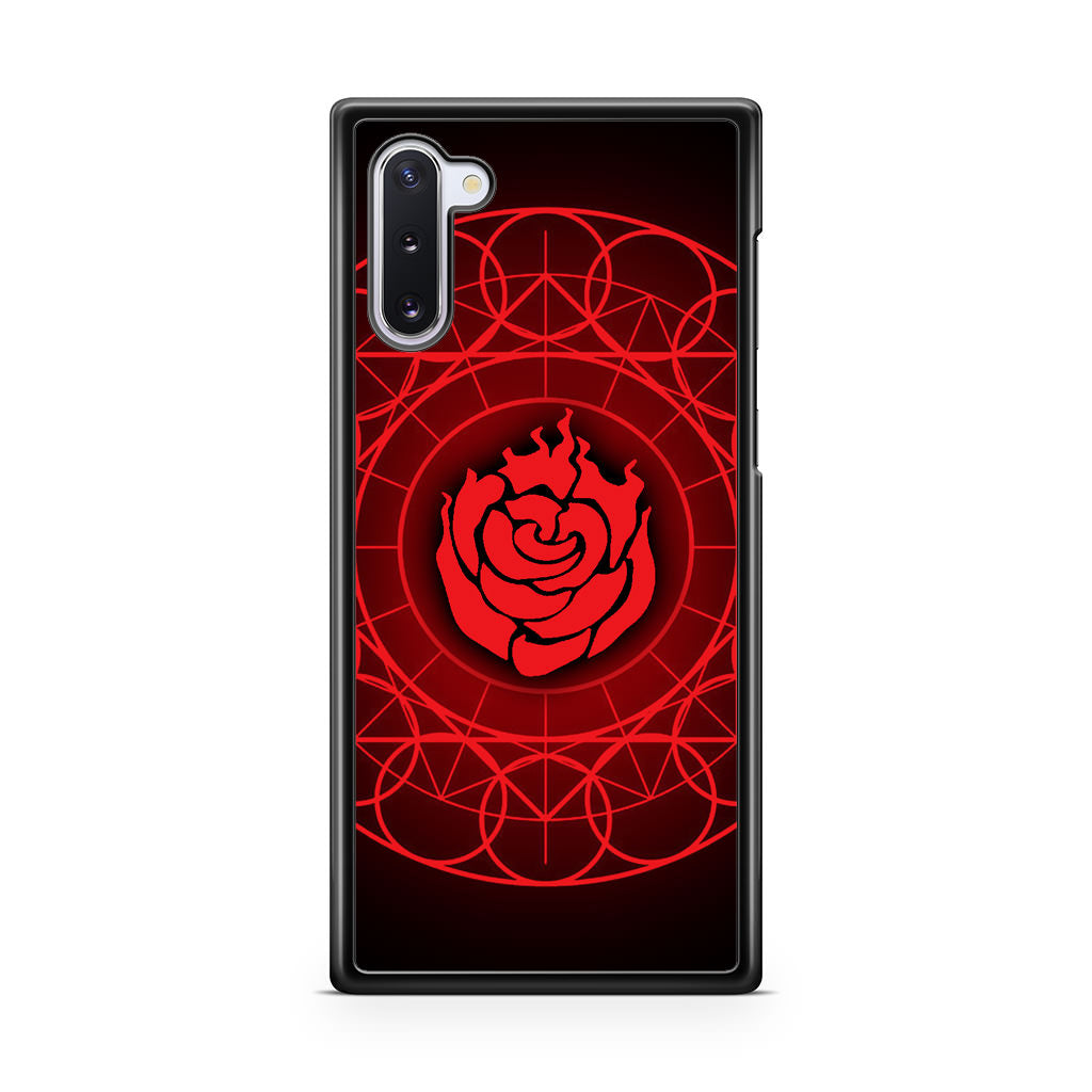 Ruby Rose Symbol RWBY Galaxy Note 10 Case