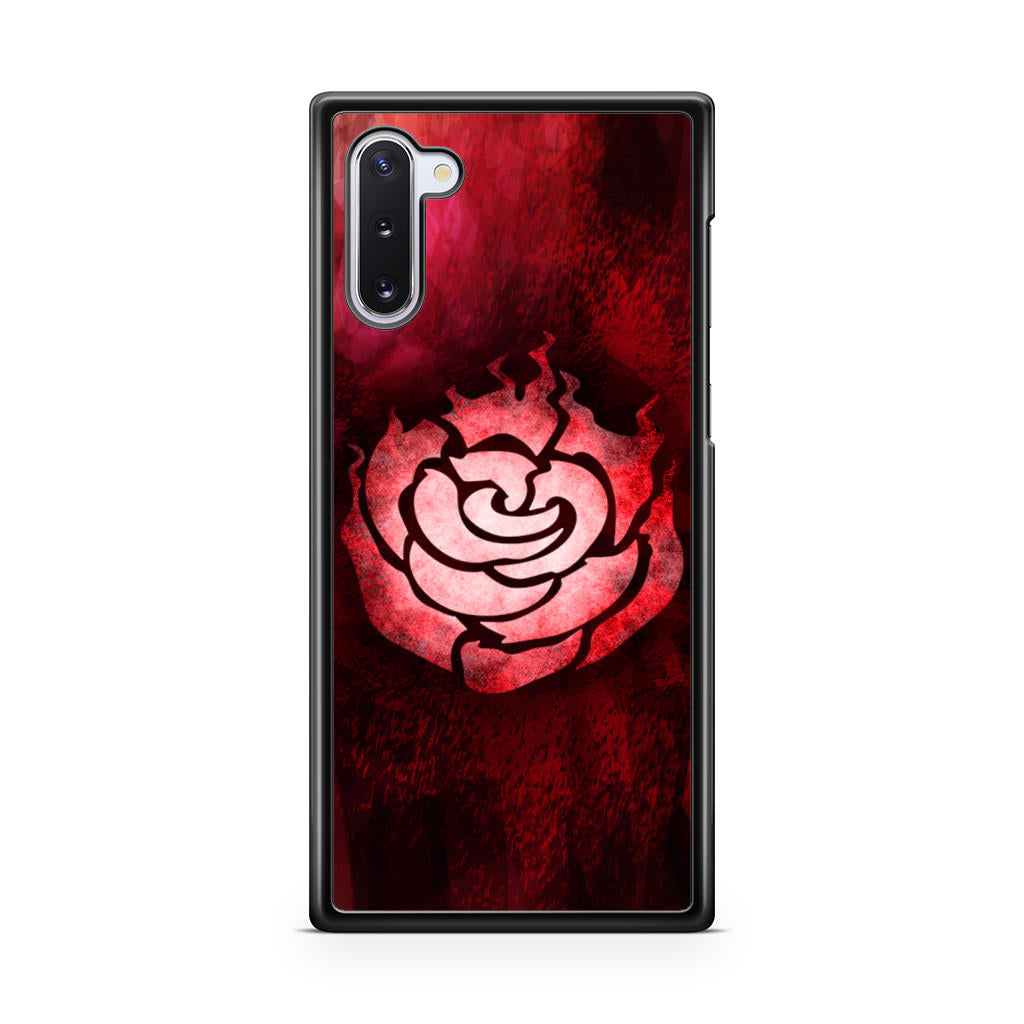 RWBY Ruby Rose Symbol Galaxy Note 10 Case