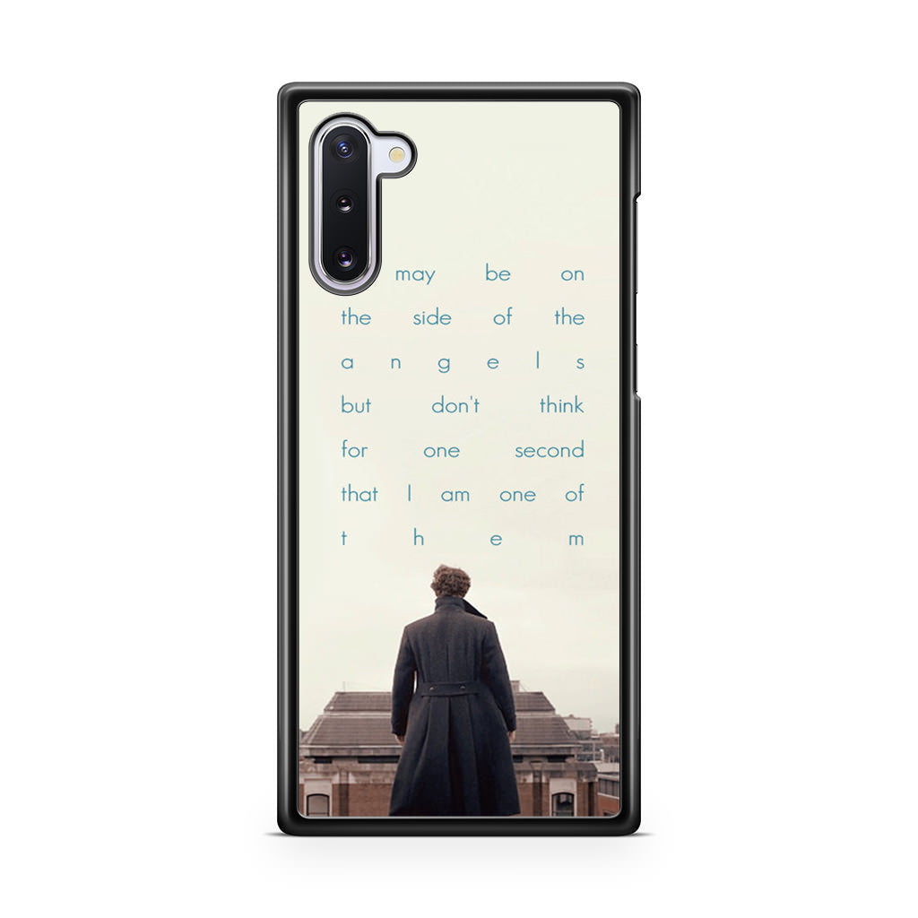 Sherlock Holmes Quote Galaxy Note 10 Case