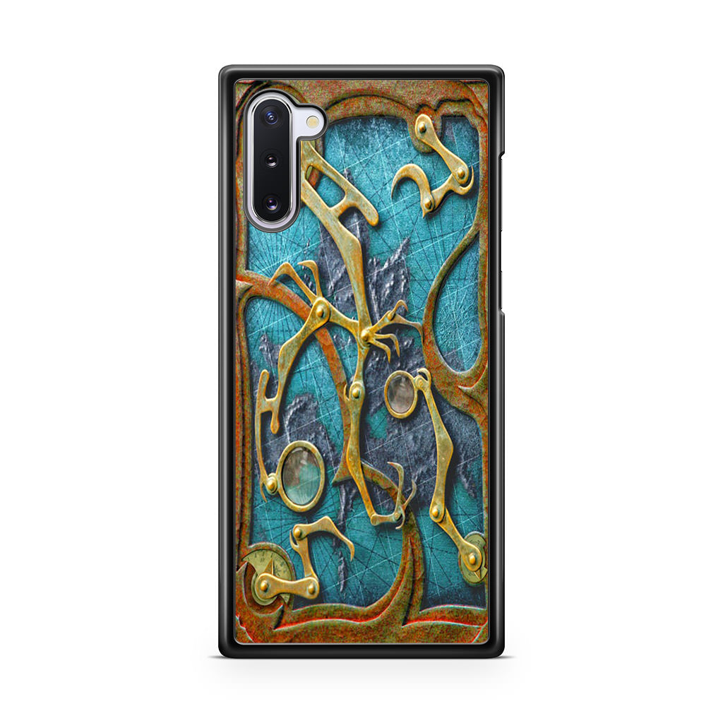 Steampunk Book Cover Galaxy Note 10 Case