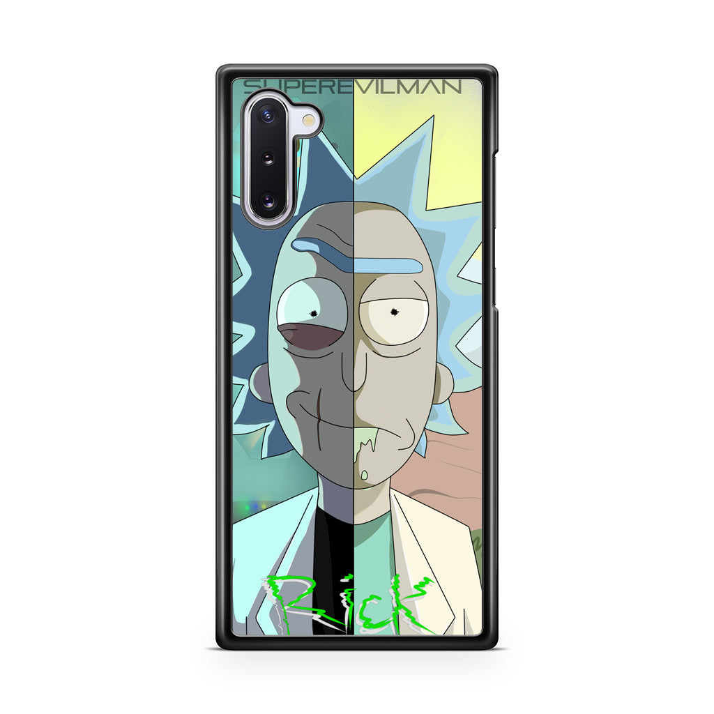 Super Evil Man Rick And Rick Galaxy Note 10 Case