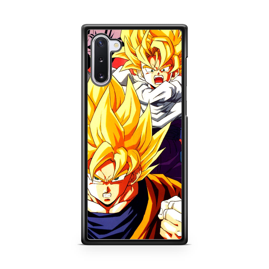 Super Saiyan Goku And Gohan Galaxy Note 10 Case