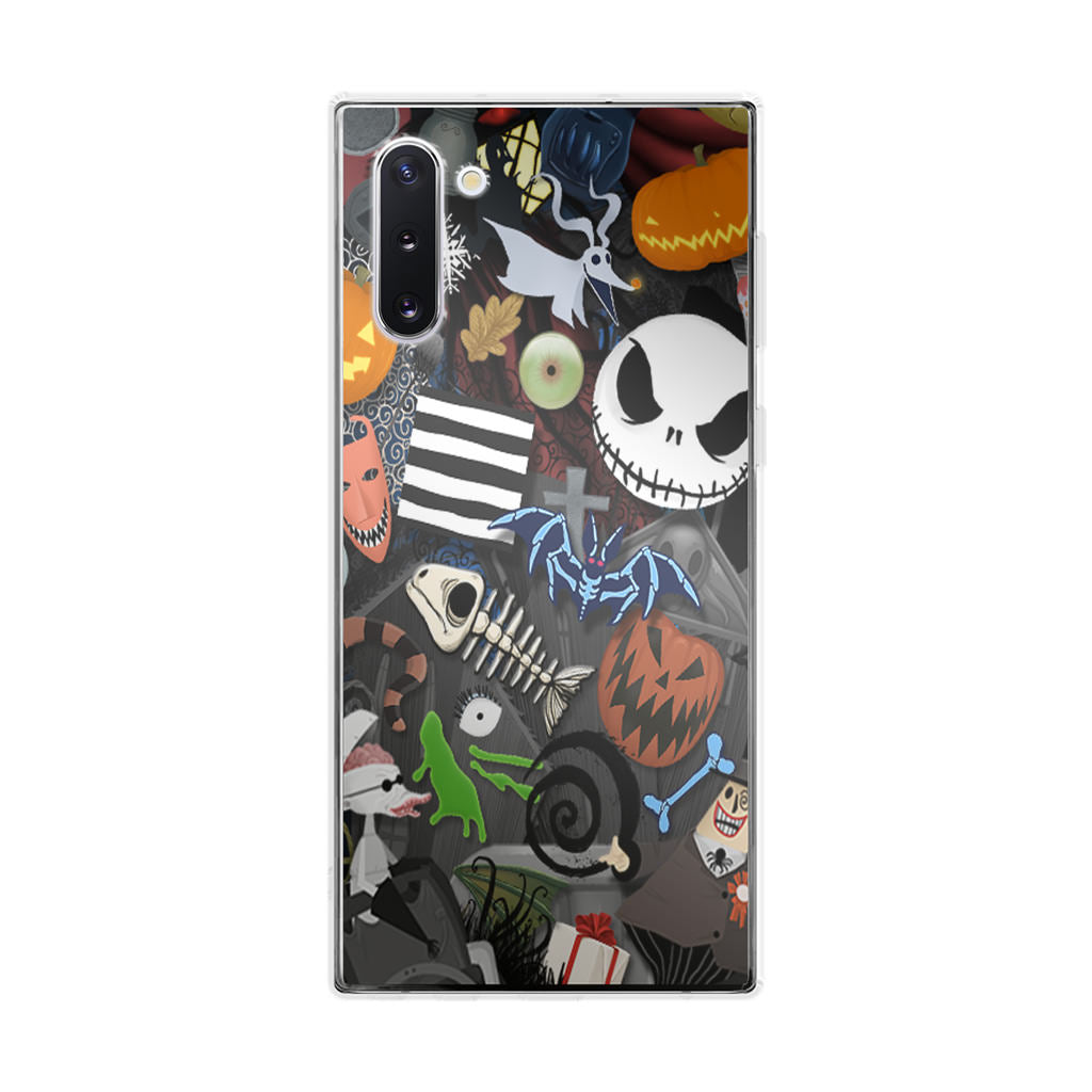 Nightmare Before Chrismast Collage Galaxy Note 10 Case