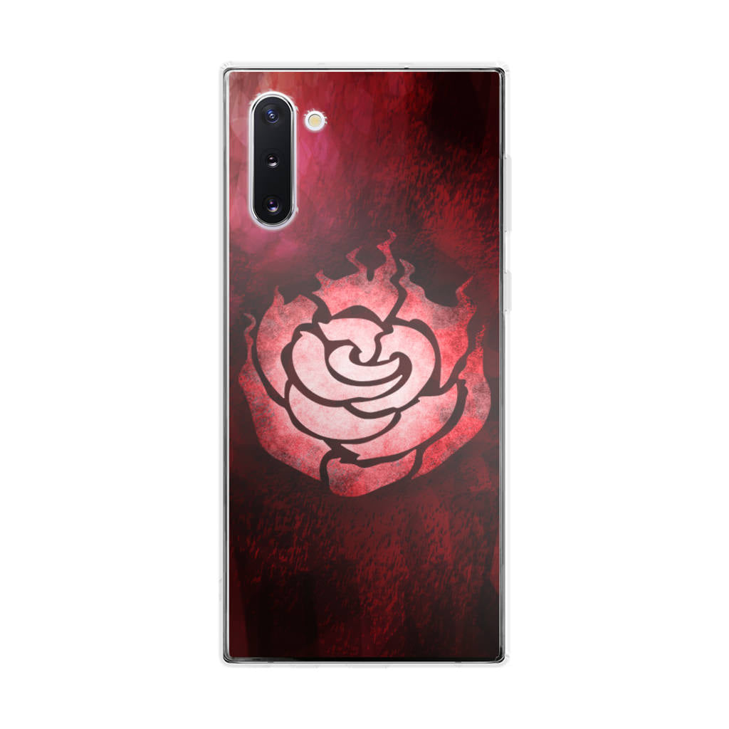 RWBY Ruby Rose Symbol Galaxy Note 10 Case
