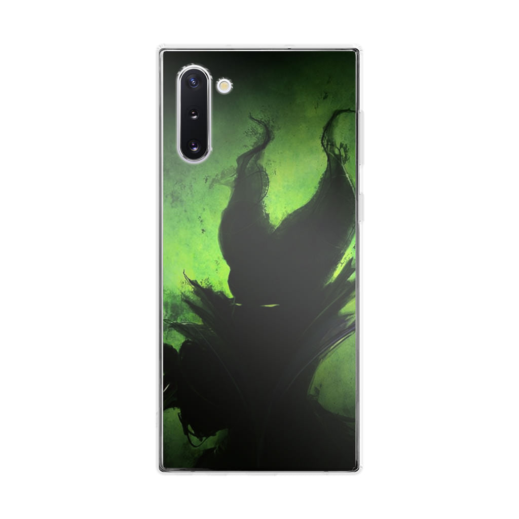 Villains Maleficent Silhouette Galaxy Note 10 Case
