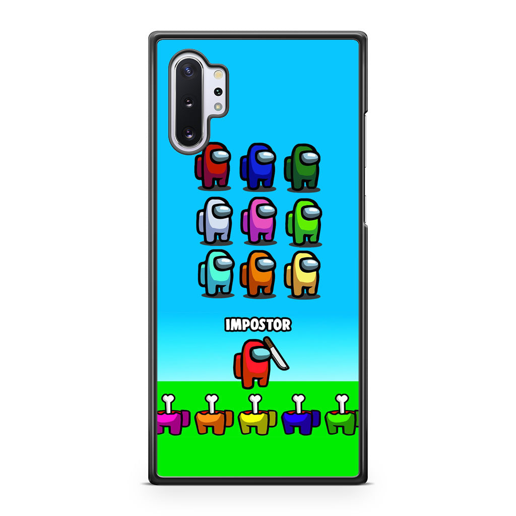 Among Us Galaxy Note 10 Plus Case