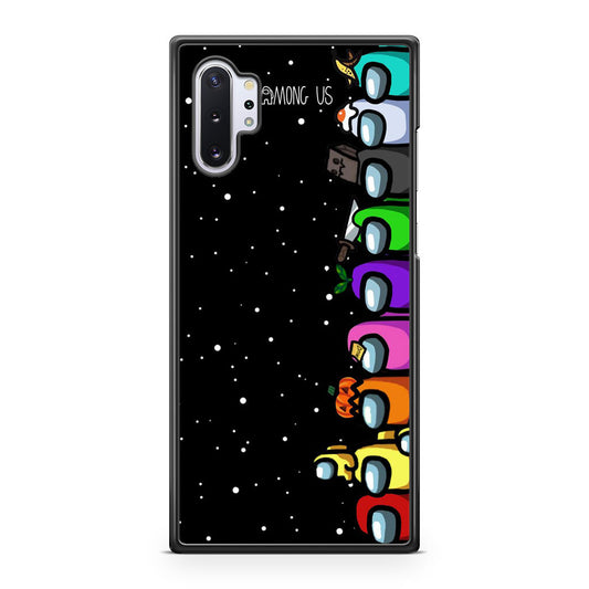Among Us Crewmate Galaxy Note 10 Plus Case