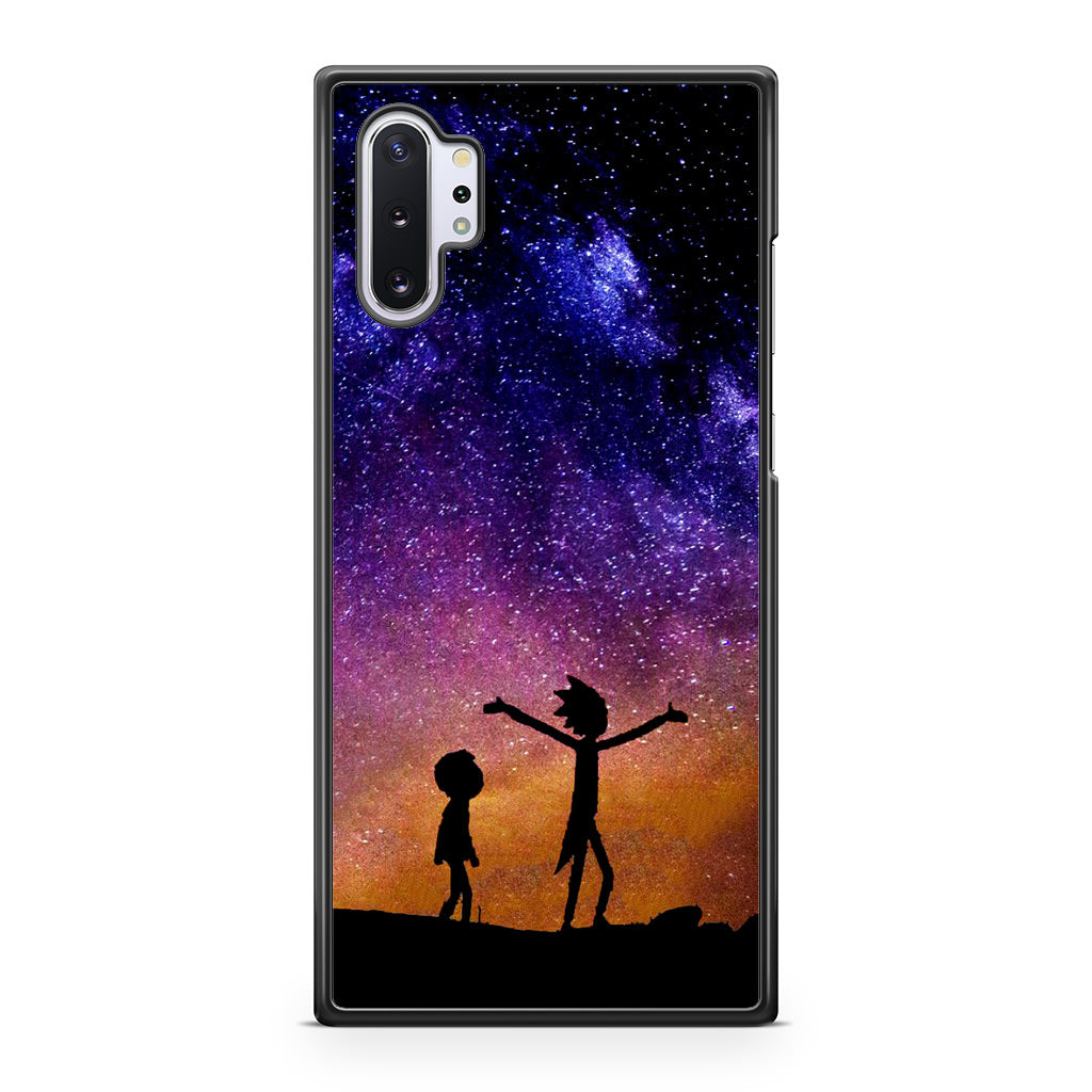 Morty Space Nebula Galaxy Note 10 Plus Case