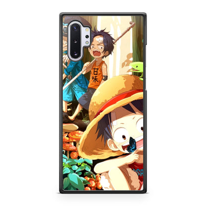 One Piece Little Sabo Ace Luffy Cute Galaxy Note 10 Plus Case