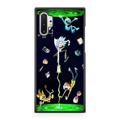 Rick And Morty Portal Fall Galaxy Note 10 Plus Case