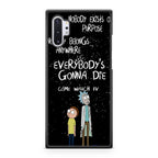 Rick And Morty Quotes Galaxy Note 10 Plus Case