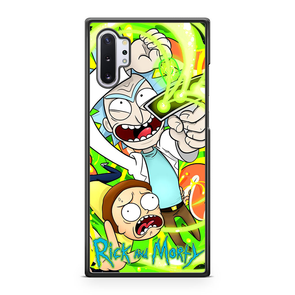 Rick And Morty Shoot Portal Gun Galaxy Note 10 Plus Case