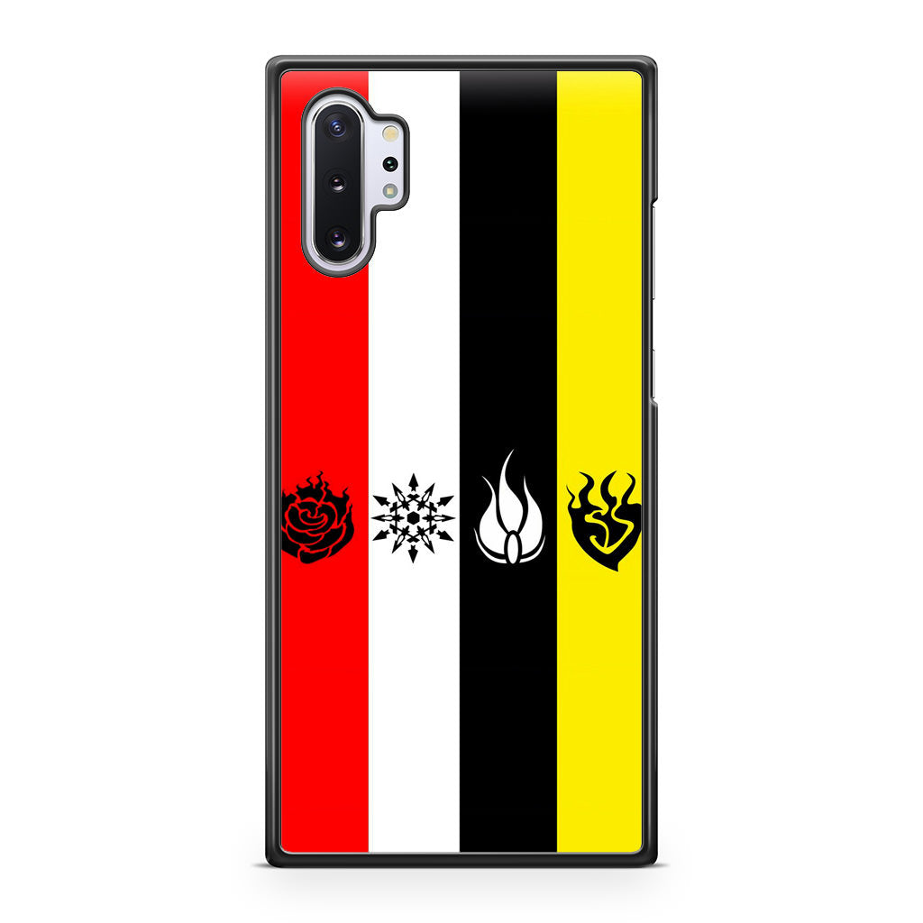 RWBY All Symbols Galaxy Note 10 Plus Case