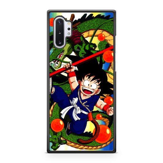 Shenlong And Little Goku Dragon Ball Galaxy Note 10 Plus Case
