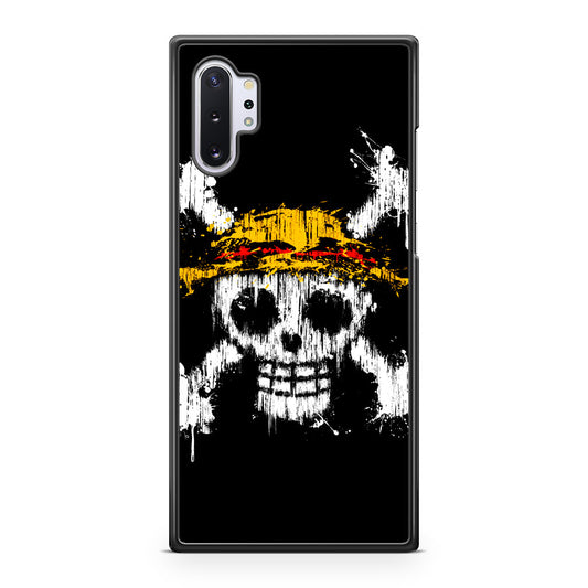 Straw Hat Pirate Logo Paint Galaxy Note 10 Plus Case