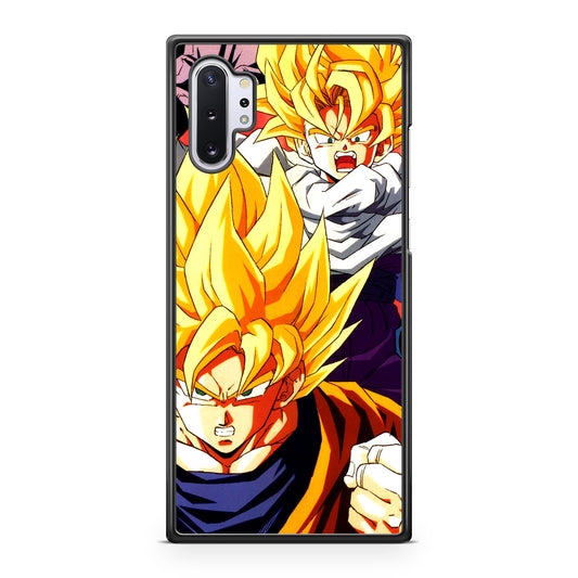 Super Saiyan Goku And Gohan Galaxy Note 10 Plus Case