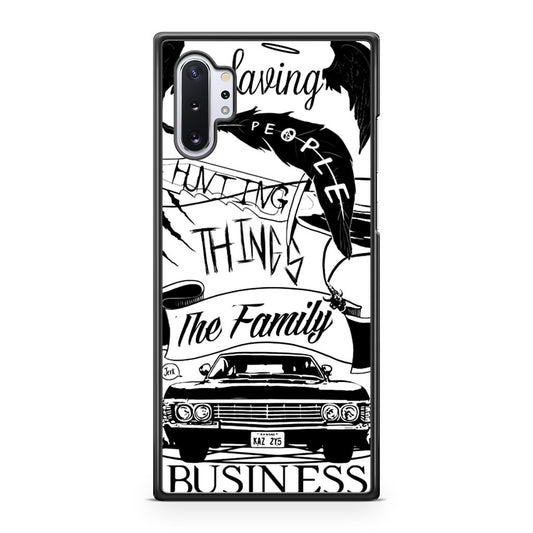Supernatural Family Business Saving People Galaxy Note 10 Plus Case