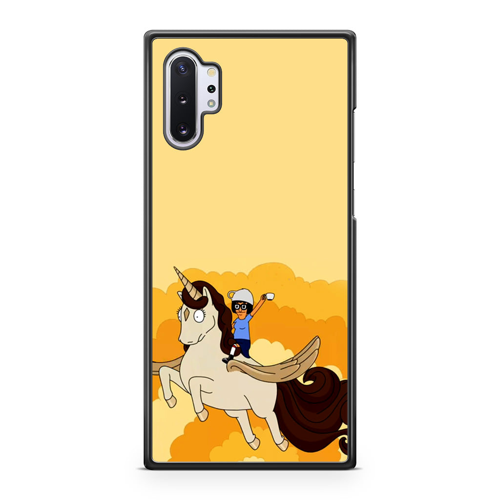Tina Belcher And Unicorn Galaxy Note 10 Plus Case