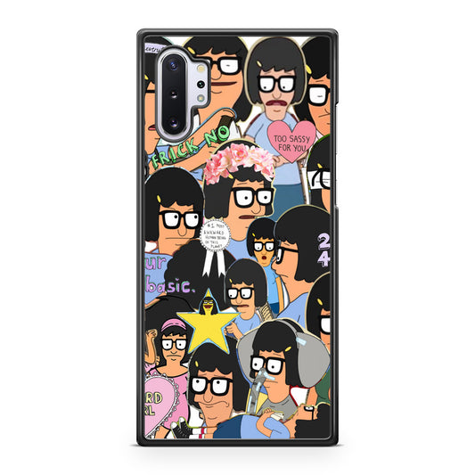 Tina Belcher Collage Galaxy Note 10 Plus Case