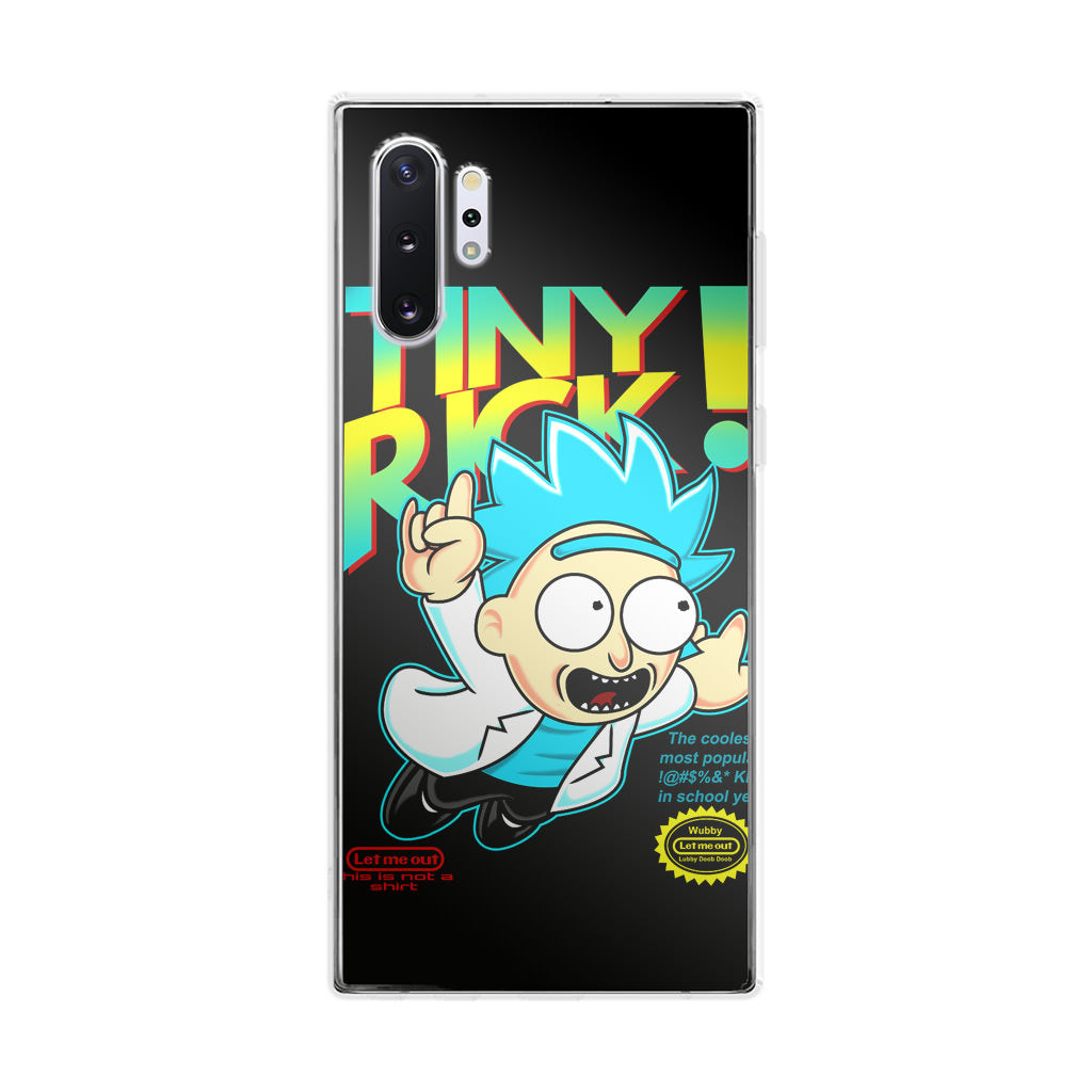 Tiny Rick Let Me Out Galaxy Note 10 Plus Case