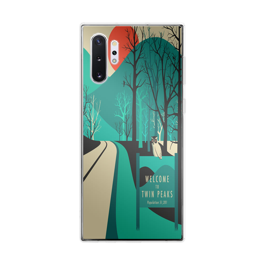 Welcome To Twin Peaks Galaxy Note 10 Plus Case