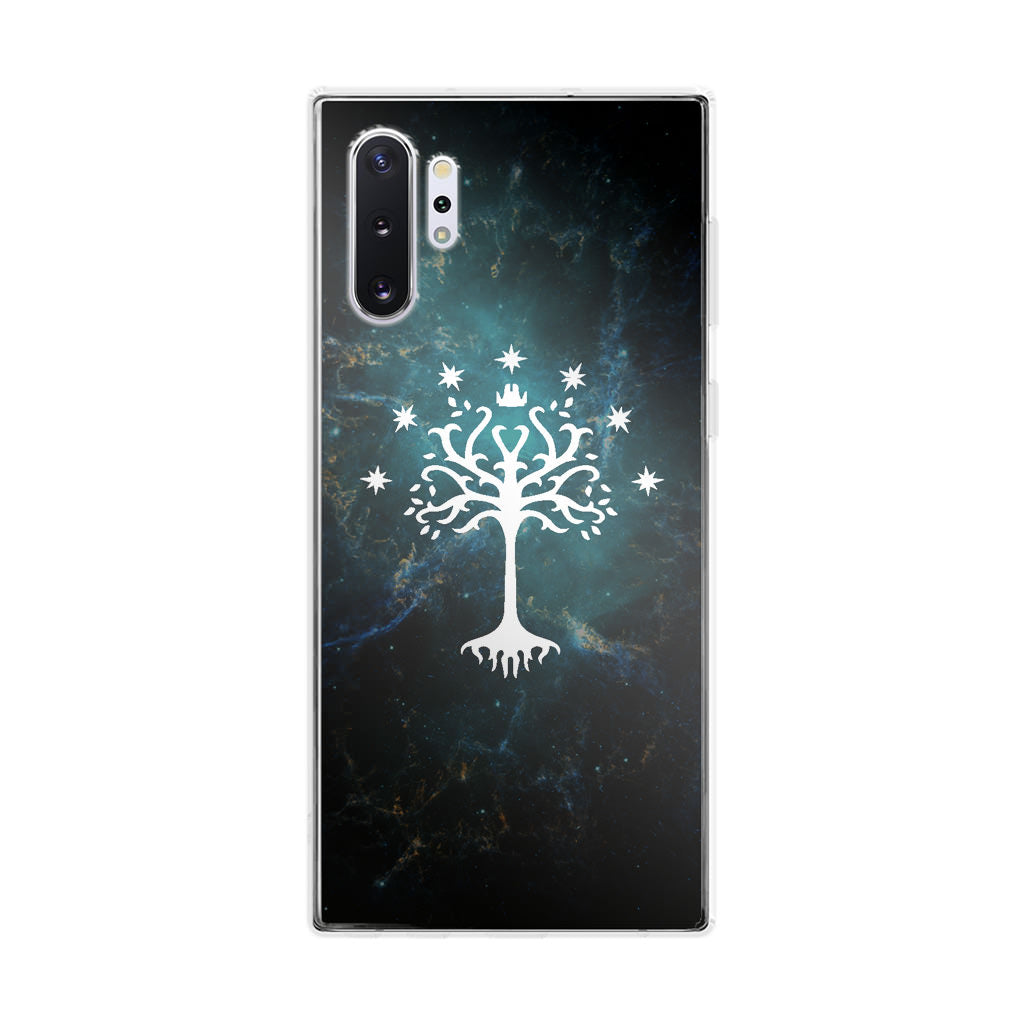White Tree Of Gondor In Space Nebula Galaxy Note 10 Plus Case