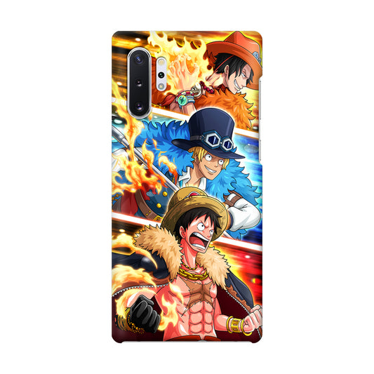 Ace Sabo Luffy Galaxy Note 10 Plus Case