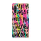 Rainbow Unicorn Quote Galaxy Note 10 Plus Case