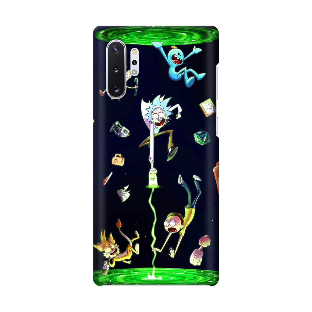 Rick And Morty Portal Fall Galaxy Note 10 Plus Case