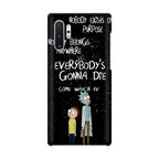 Rick And Morty Quotes Galaxy Note 10 Plus Case