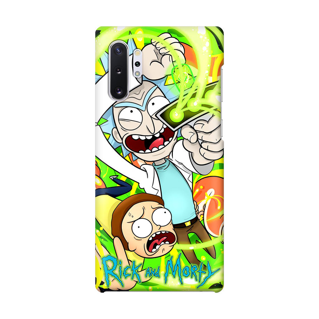 Rick And Morty Shoot Portal Gun Galaxy Note 10 Plus Case