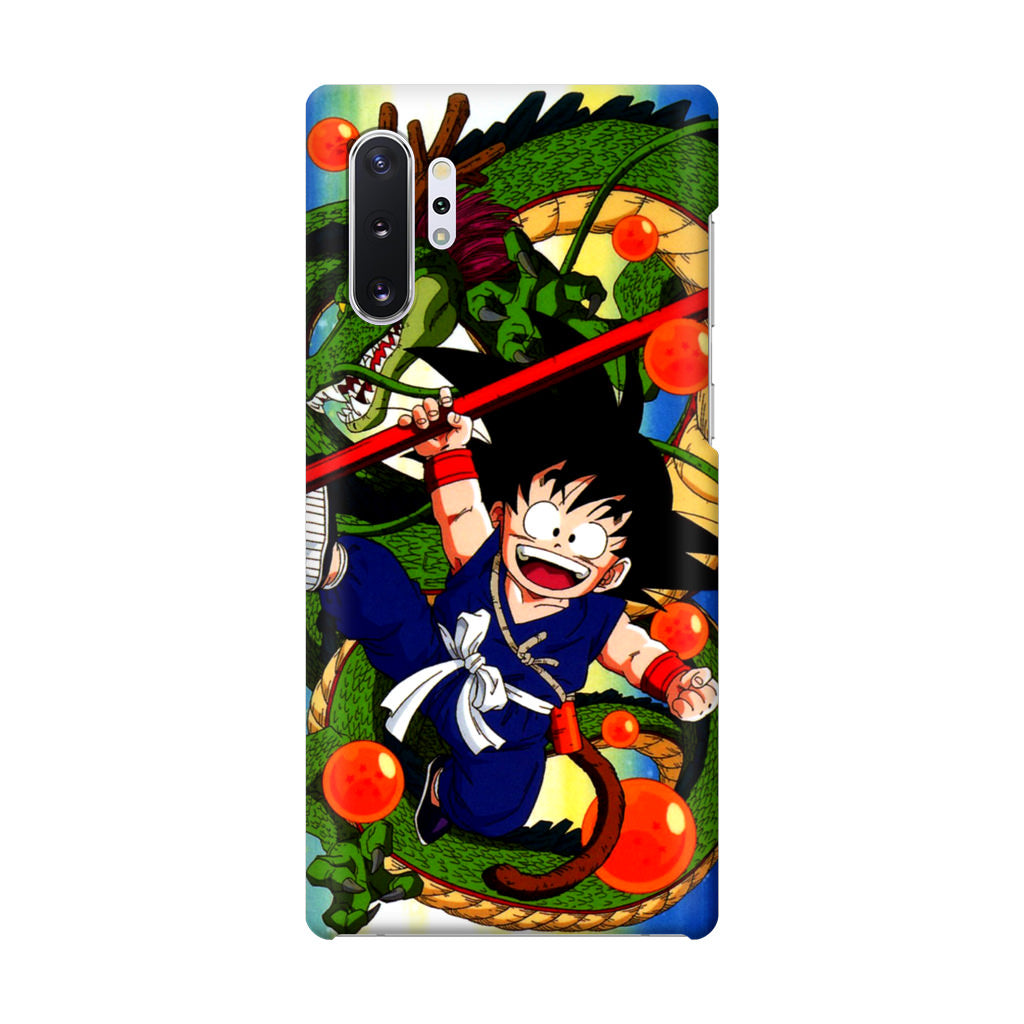 Shenlong And Little Goku Dragon Ball Galaxy Note 10 Plus Case