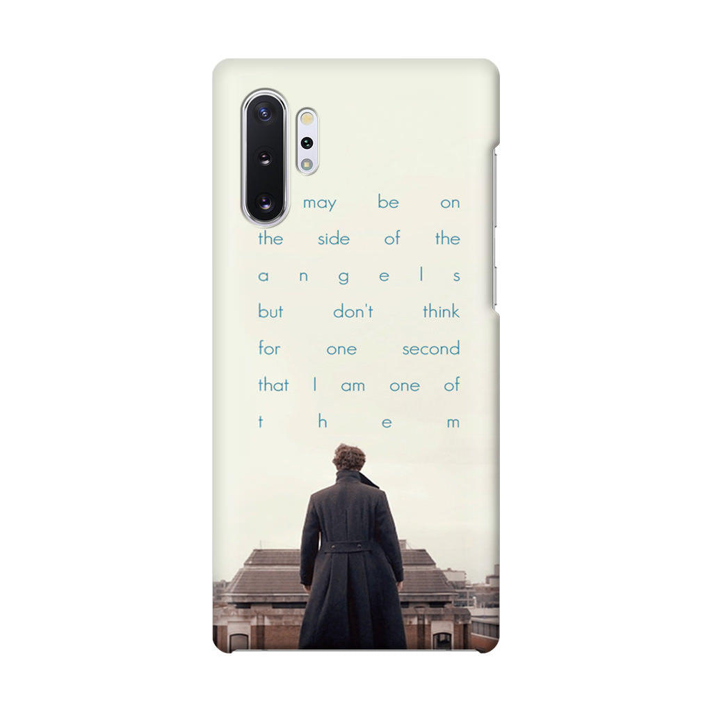 Sherlock Holmes Quote Galaxy Note 10 Plus Case