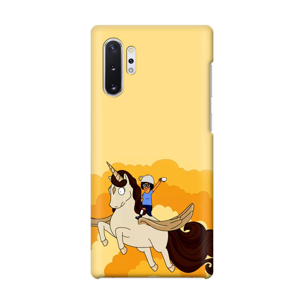 Tina Belcher And Unicorn Galaxy Note 10 Plus Case